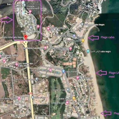 Complexe Bella Vista Cabo Negro Martil Mdiq Avec Piscines Plage Wifi ภายนอก รูปภาพ