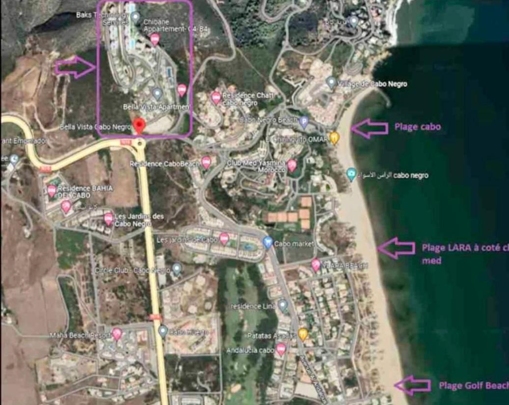 Complexe Bella Vista Cabo Negro Martil Mdiq Avec Piscines Plage Wifi ภายนอก รูปภาพ